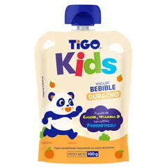 TIGO - Yogurt Bebible Tigo Kids Durazno Doypack 100 g