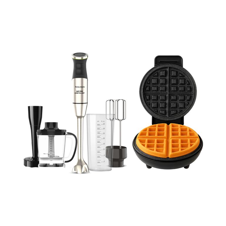 Combo Batidora Bapi 1500W y Waflera Sweet