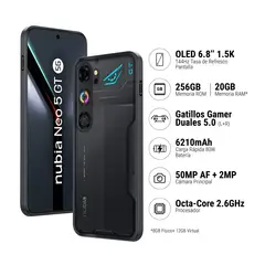 Zte - Smartphone Zte Nubia Neo 5 Gt 5G 8+256Gb Negro