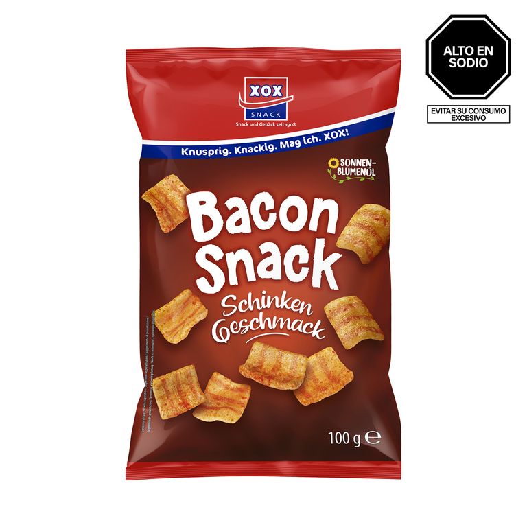 Snack Bacon Xox Bolsa 100 g