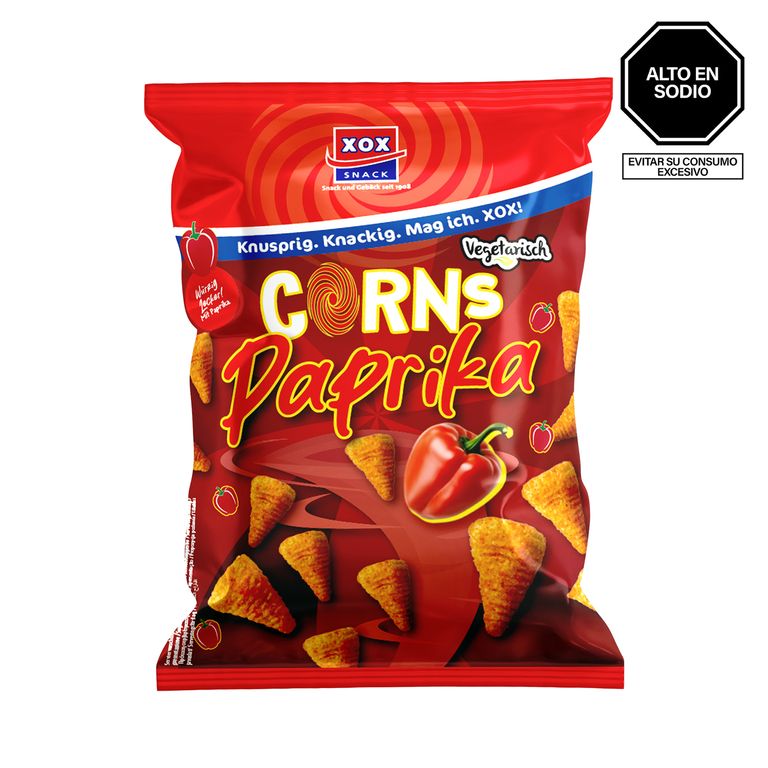 Snack Corns Paprika Xox Bolsa 85 g