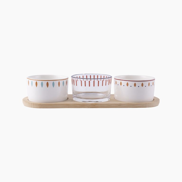 Set Bowl + Base Casa Joven Bella Ciao 3 Piezas