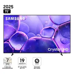 SAMSUNG - Televisor Samsung 75'' Crystal UHD Smart TV