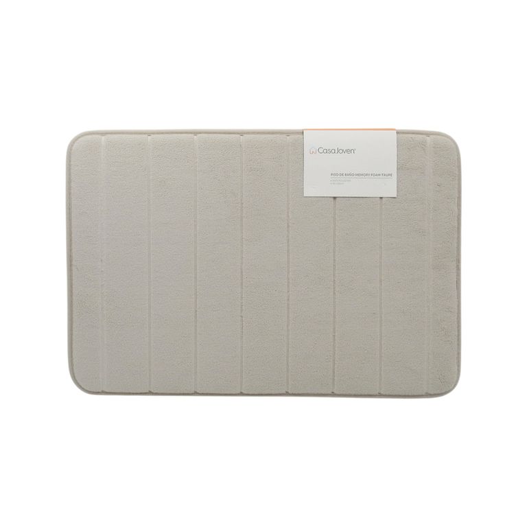 PISO DE BANO MEMORY FOAM TAUPE
