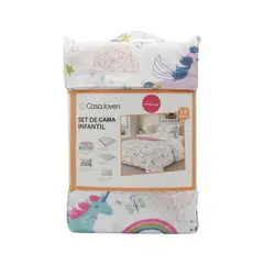 CASA JOVEN - SET DE CAMA INFANTIL UNICORNIO NINA