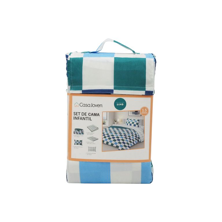 SET DE CAMA INFANTIL CUADROS NINO 2