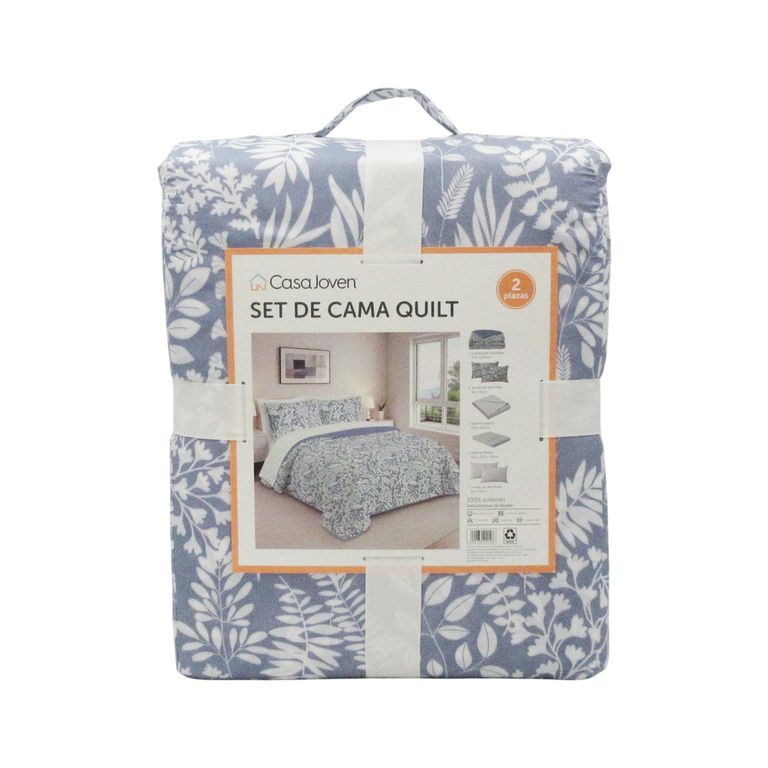 SET DE CAMA QUILT 2 DENIM