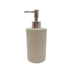 undefined - Pump Casa Joven Jabón Cerámica Rombos Taupe