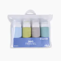 360 - Set Botellas de Silicona Travel 360