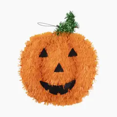 CASA JOVEN - Calabaza Decorativa de Tinsel Halloween
