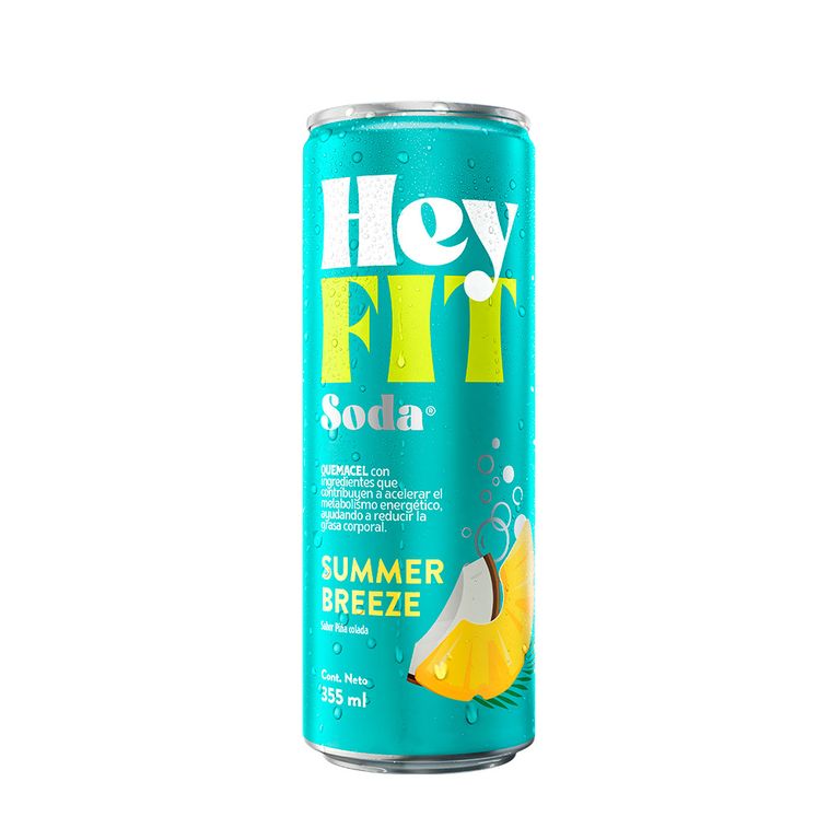Bebida Hey Fit Piña Colada Lata 355 mL