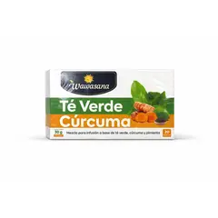 WAWASANA - Té Verde Cúrcuma Wawasana Caja 20 Sobres