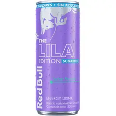 RED BULL - Bebida Energética Red Bull Sugar Free Lila Lata 250 mL