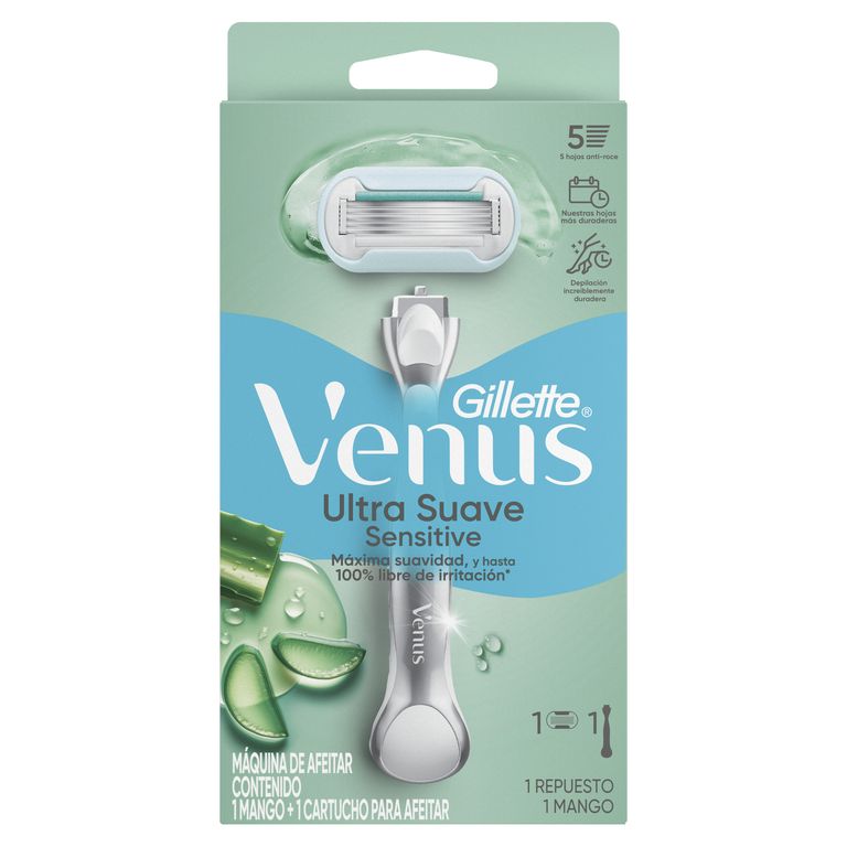 Máquina de Afeitar Venus Ultra Suave Sensitive