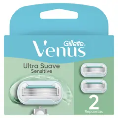 VENUS - Cartuchos Venus Ultra Suave Sensitive Empaque 2 Und