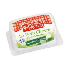 PAYSAN BRETON - Queso Rulo de Cabra Ajo y Finas Hierbas Paysan Breton Empaque 100 g