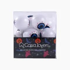 CASA JOVEN - Pack x10 Luces Estilo Ojos Halloween
