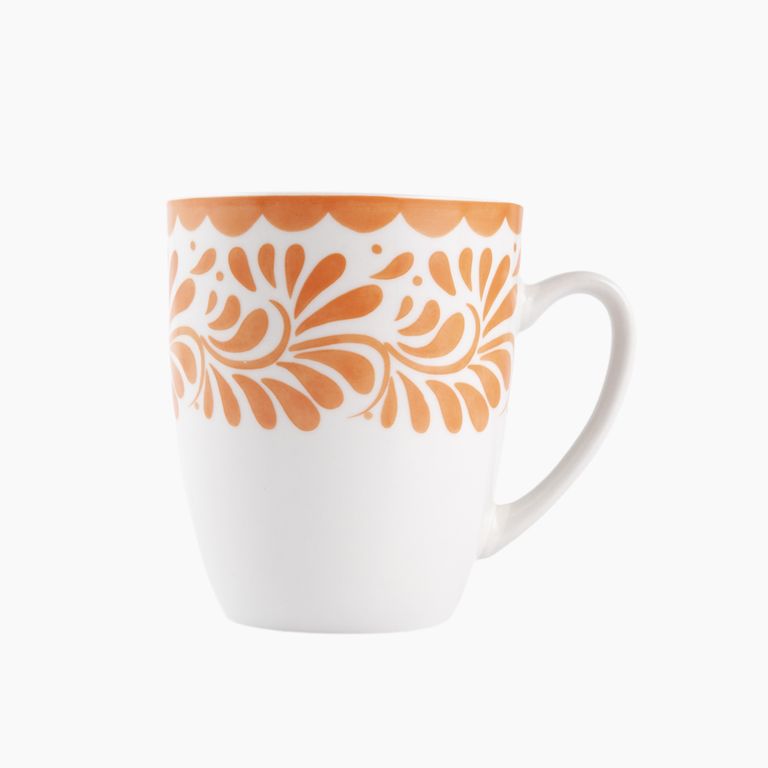 Taza Mug Casa Joven Puebla Naranja 300mL