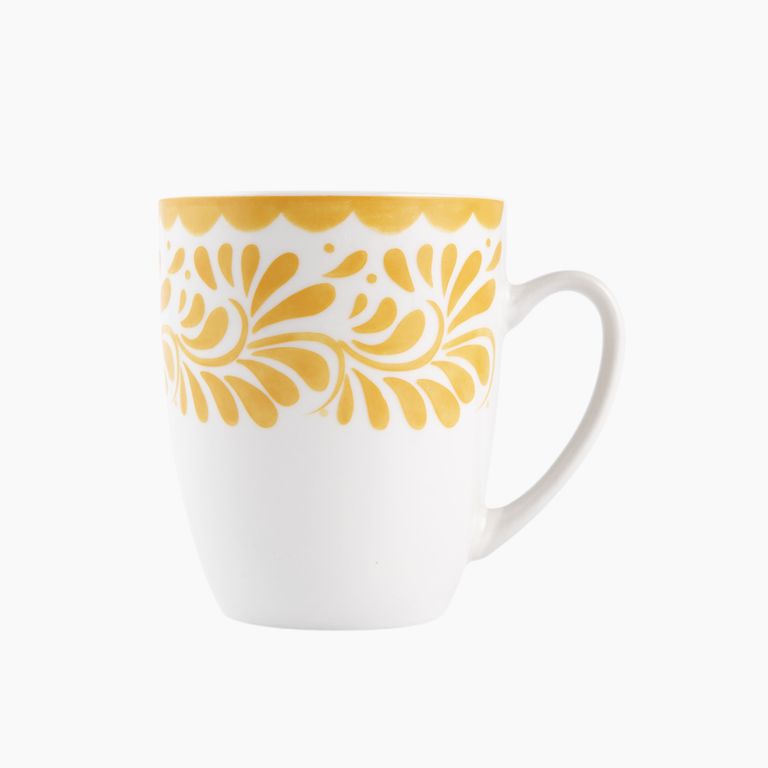 Taza Mug Casa Joven Puebla Amarillo 300mL