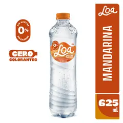 LOA - Agua Loa Sabor Mandarina Botella 625 mL