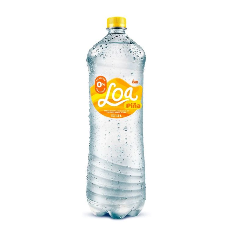 Agua Loa Sabor Piña Botella 1.5 L