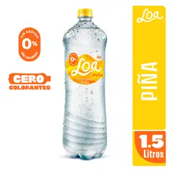 LOA - Agua Loa Sabor Piña Botella 1.5 L