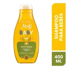 MUSS KIDS - Shampoo Muss Baby Avena y Seda Botella 400 mL