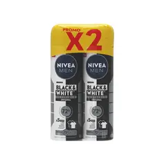 NIVEA - Desodorante en Spray Nivea Black & White Men Empaque 2 Und