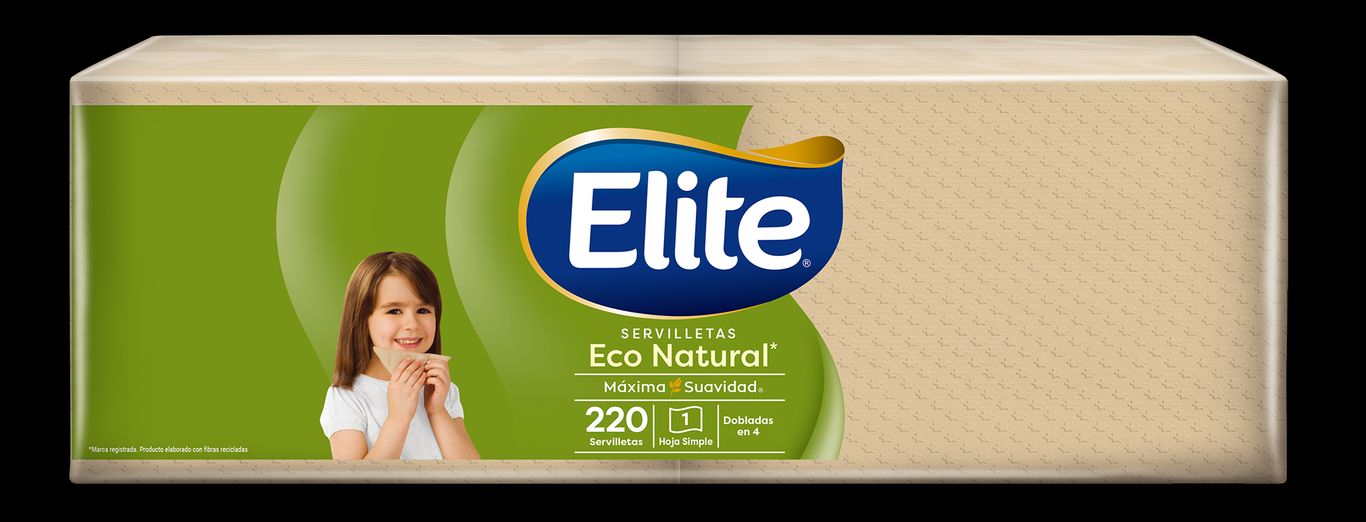 Servilletas Elite Eco Natural Empaque 220 Und