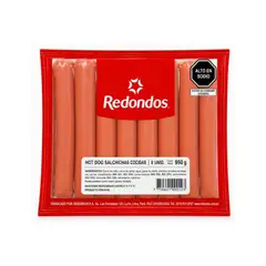 REDONDOS - Hot Dog Salchipapero Rosado Redondos Empaque 950 g