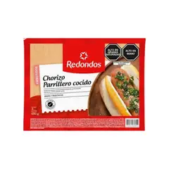 REDONDOS - Chorizo Parrillero Cocido Redondos Empaque 480 g
