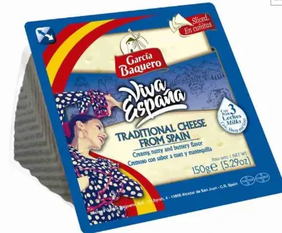 Queso Semicurado Viva España García Baquero Empaque 150 g