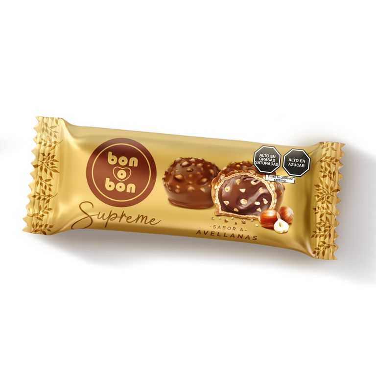 Bombones Bon O Bon Supreme Avellanas Empaque 36 g