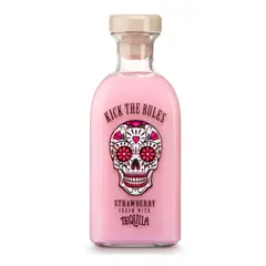 KICK THE RULES - Licor Crema Tequila Kick The Rules Fresa Botella 700 mL
