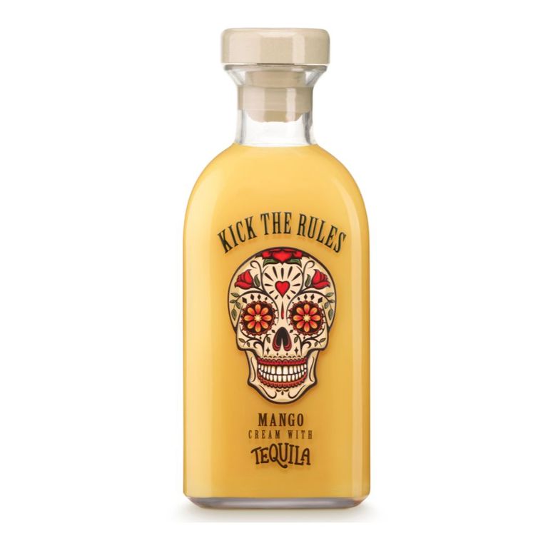 Licor Crema Tequila Kick The Rules Mango Botella 700 mL