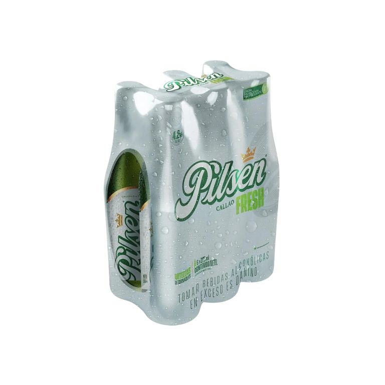 Cerveza Pilsen Callao Fresh Sixpack Botella 305 mL