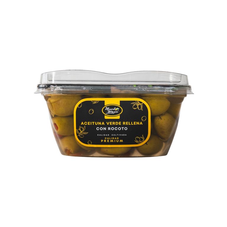 Aceituna Rellena con Rocoto Huerto Mejía Empaque 230 g