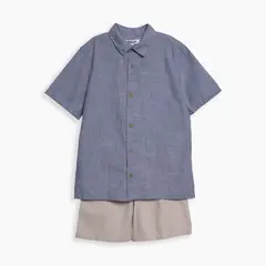 undefined - Conjunto Camisa Textura Niño