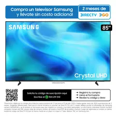 SAMSUNG - Televisor Samsung 85'' UHD Vision Ai Smart TV