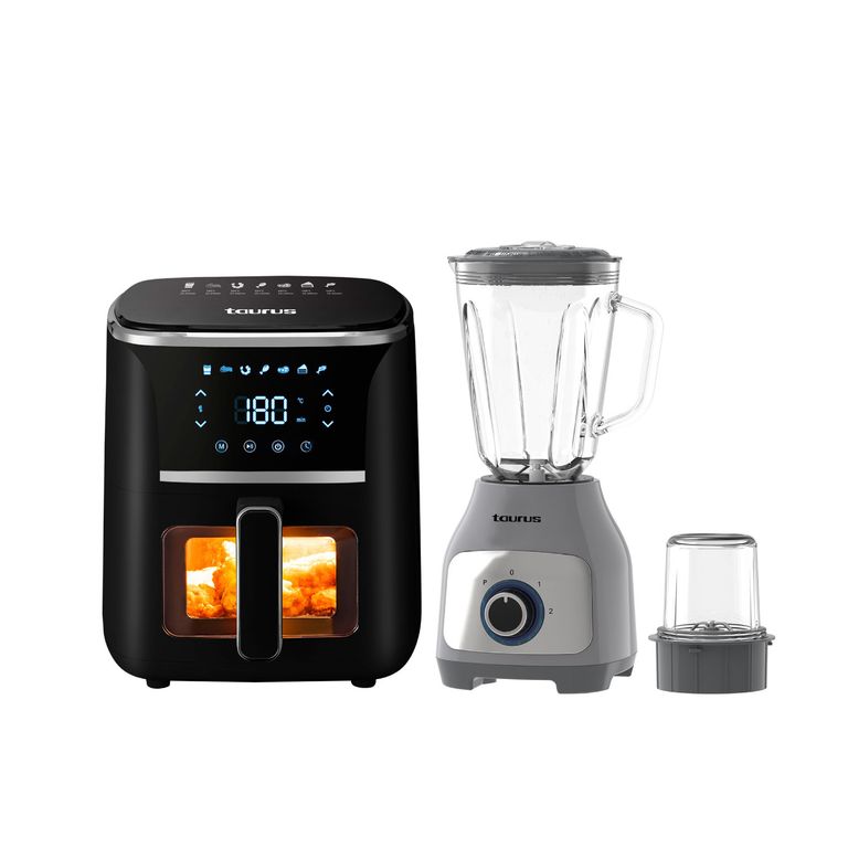Combo Taurus COMBOFREILICSILV Freidora 5L + Licuadora Silver