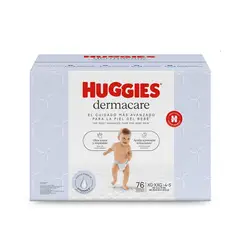 HUGGIES - Pañales Dermacare Huggies Talla XG XXG Caja 76 Und