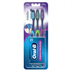 ORAL B - Cepillo Dental Oral-b CrissCross Empaque 3 Und