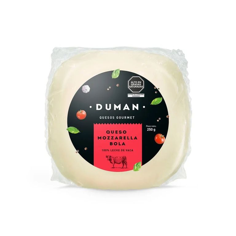 Queso Mozzarella Bola Duman Empaque 250 g