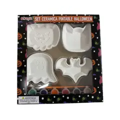 SEW STAR - Set Cerámica Pintable Halloween