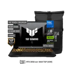 ASUS - Laptop ASUS C5 205H 512GB 8GB Rtx3050 + Mochila