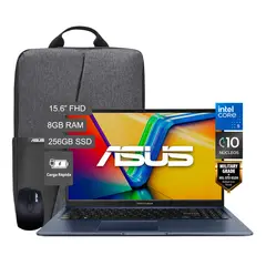 ASUS - Laptop ASUS Vivobook 15 C5 120U 256GB 8GB Mochila + Mouse