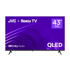 JVC - Televisor JVC 43'' QLED FHD Roku TV
