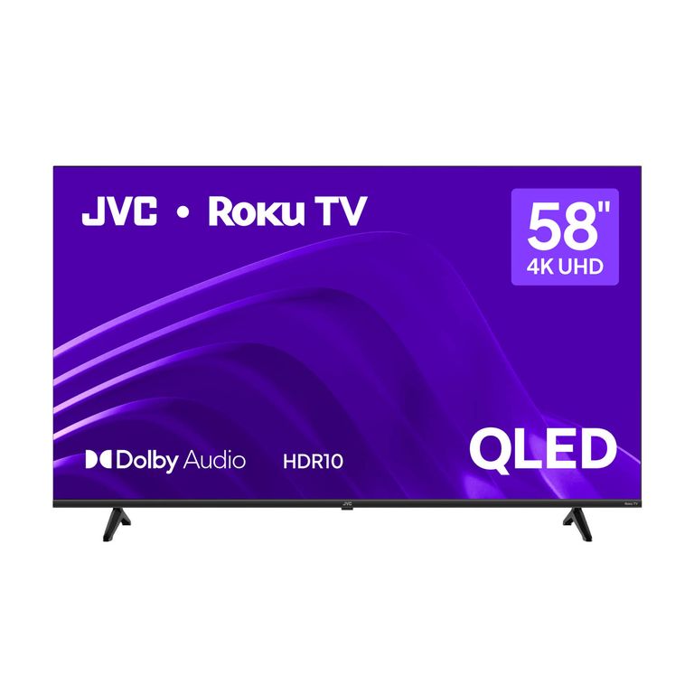 Televisor JVC 58'' QLED 4K UHD Roku TV