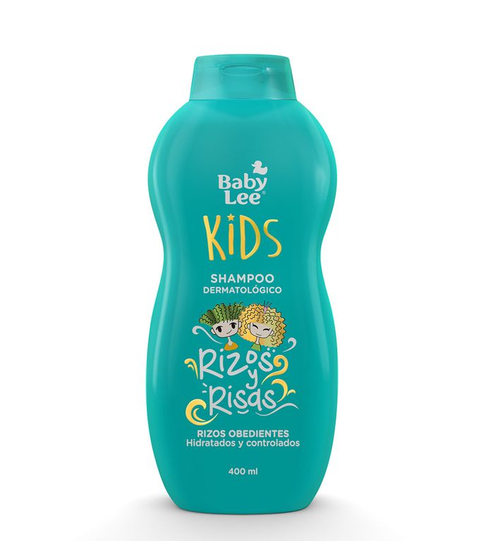 Shampoo BabyLee Kids Rizos y Risas Botella 400 mL