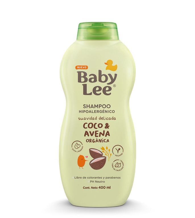 Shampoo BabyLee Coco Avena Botella 400 mL